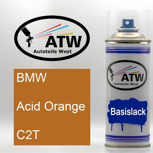 BMW, Acid Orange, C2T: 400ml Sprühdose, von ATW Autoteile West.